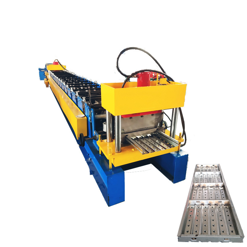 Scaffolding Deck Roll Forming Line Machine Scaffold Foot Panel Roll Forming Machine Scaffold Sheet Making Machine