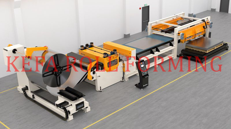 heavy duty cut to length line coiler decoiler uncoiler decoiler machine steel coil cutting and slitting machine