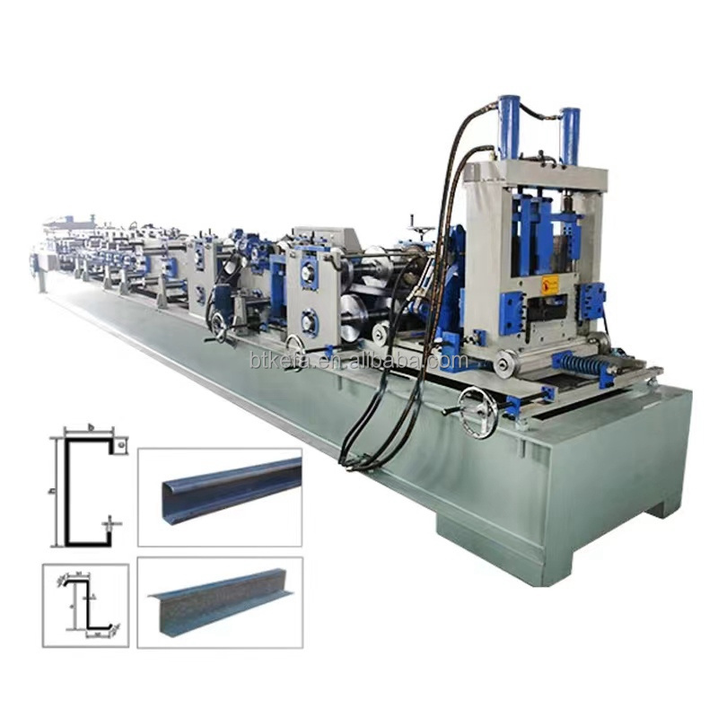 Hot Sale Metal Steel Strip CZ Purlin Interchangeable Roll Forming Machine metal roof wall panel roll forming machine