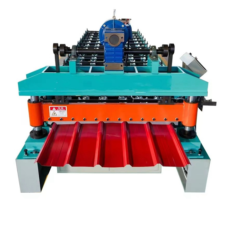 Metal roofing glazed roll forming machine for roofing sheet