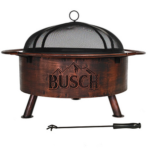 New Model Outdoor Metal Half-Ball Shape Table Top Fire Pit Indoor Outdoor Stove Fire Pit Deep Bonfire Wood Burning Fire Pit