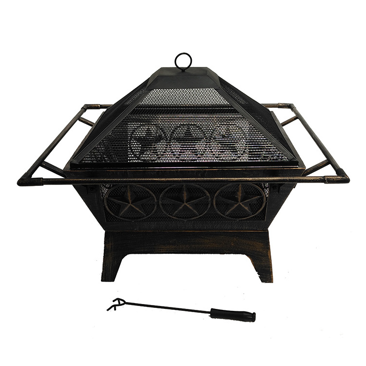 Outdoor Table Gas Fire Pit Stainless Patio Heater Big Size Deep Outdoor Garden Wood Burning Fire Pit For Outside