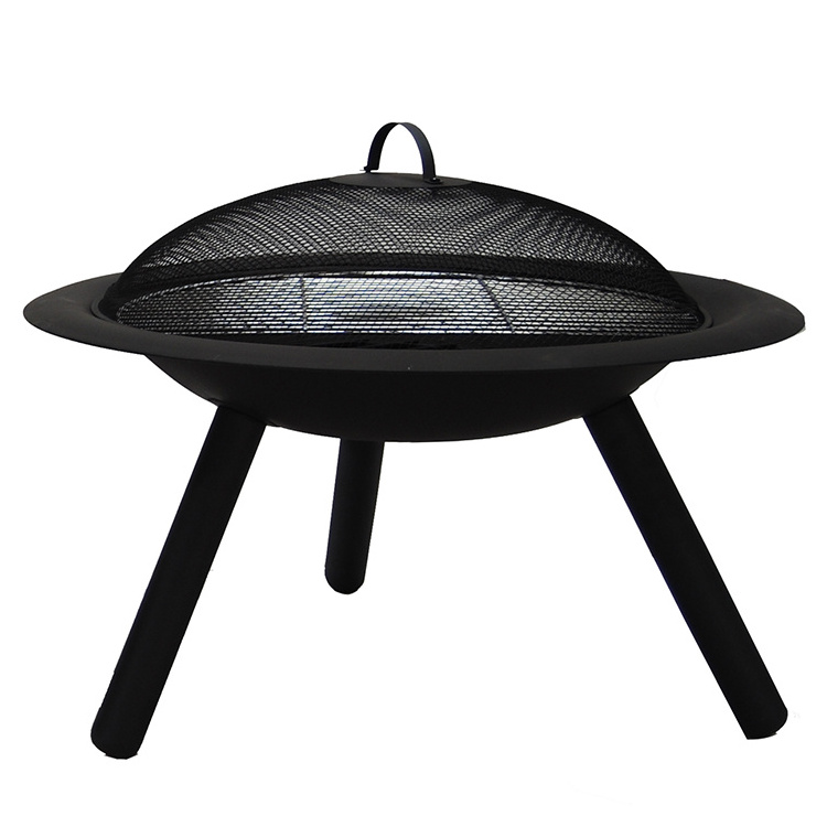 Kingjoy hot sale 29inch BBQ garden fire pit with stainless steel legs