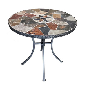 Mosaic bistro table set outdoor garden furniture mosaic table and chair