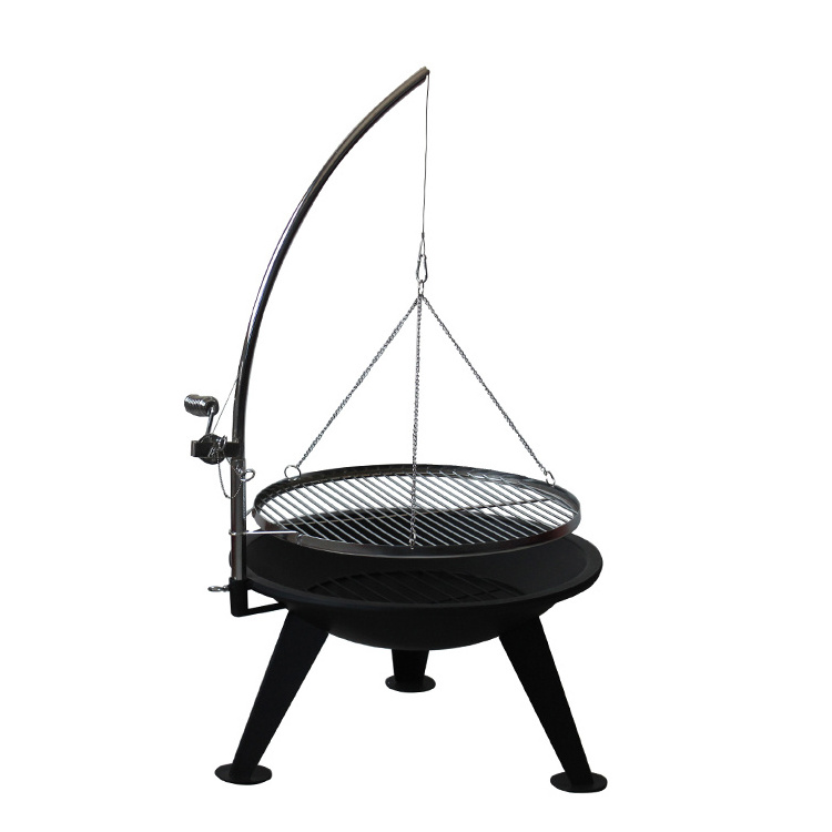 Outdoor Metal Wood Burning Portable Camping Gas Fire Pit Metal Steel Garden Outdoor Patio Garden Fire Bowl Pit