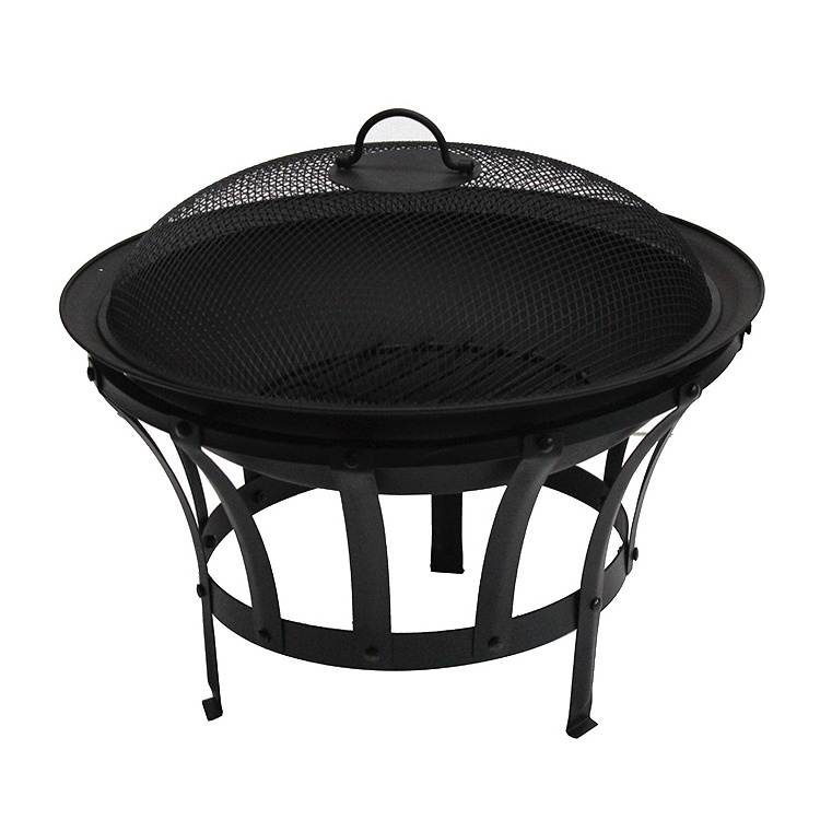 Mini Wood Fire Pit Outdoor Charcoal Fire Pit Sphere Large Bonfire Wood Burning Patio Backyard Firepit For Outside