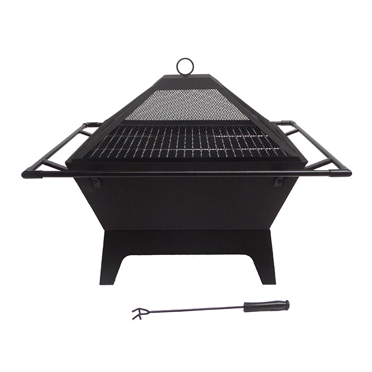 Outdoor Table Gas Fire Pit Stainless Patio Heater Big Size Deep Outdoor Garden Wood Burning Fire Pit For Outside