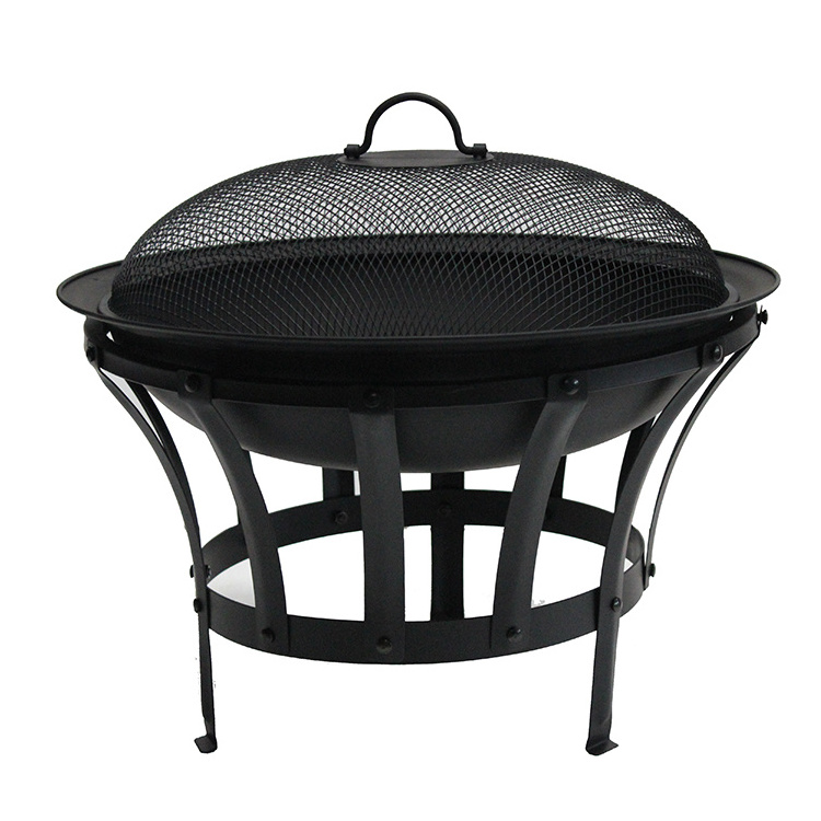 Mini Wood Fire Pit Outdoor Charcoal Fire Pit Sphere Large Bonfire Wood Burning Patio Backyard Firepit For Outside