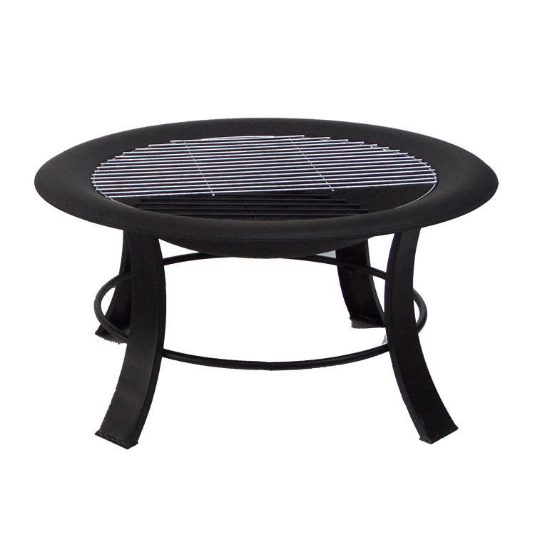 Limited Time Discount Portable Camping Fire Pit Outdoor Table Fire Pit Wood Burning Fire Pits Round Bowl For Cooking