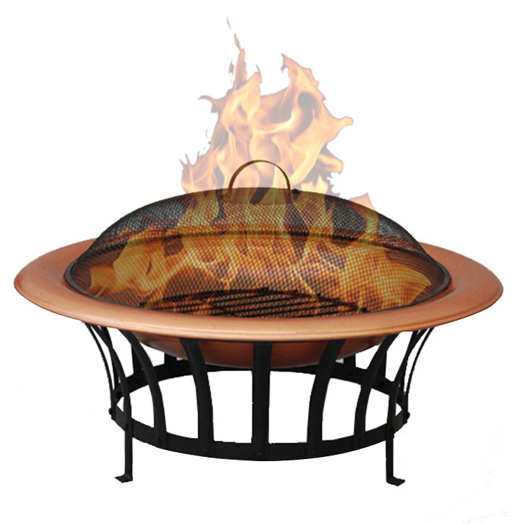 Indoor Outdoor Garden Wood Burning Fire Pit Table Top Heater Fire Pit Bowl Outdoor Fire Pit Large Bonfire Wood Burning