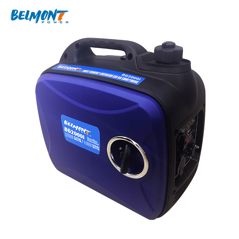 Quiet Small Generator Portable DC Output 12V 8.3A 2KW Petrol Generator power Gasoline Inverter Generators