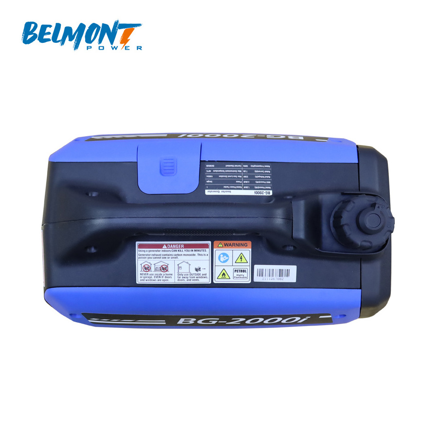 Electricity Generation Portable 1.8KW 2KW  Low Fuel Consumption Silent Gasoline Petrol power Inverter Generator