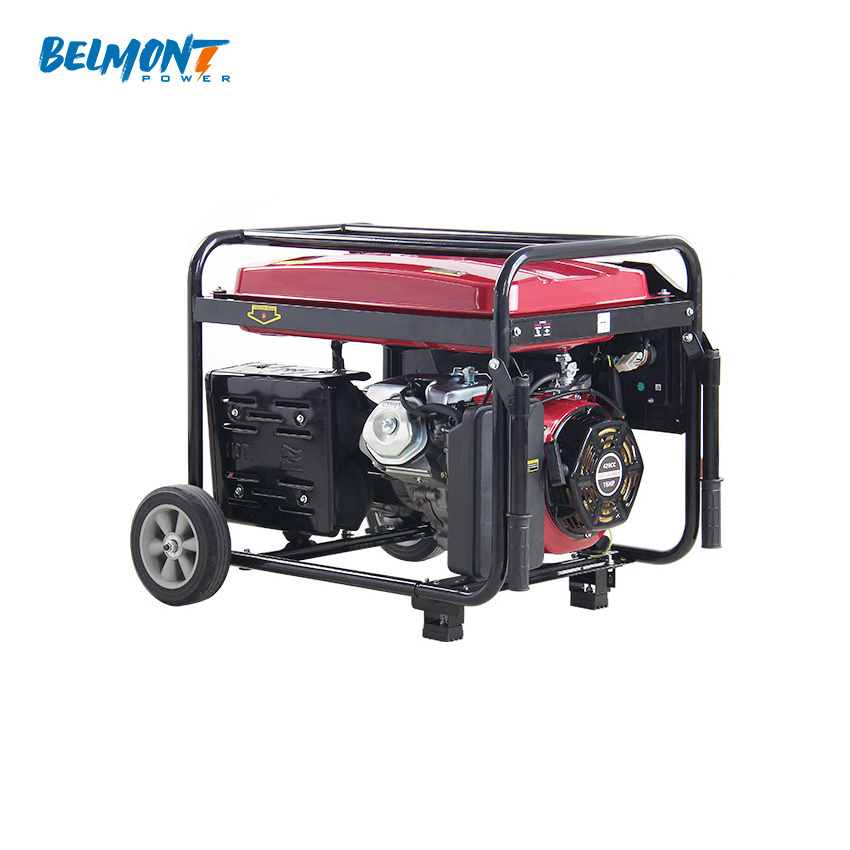 Gas Generator 5kw 5000watt 5.5kw Silencer 110V 220V 380V Electricity Gasoline Generator