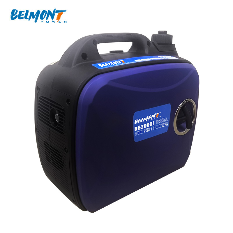 Quiet Small Generator Portable DC Output 12V 8.3A 2KW Petrol Generator power Gasoline Inverter Generators