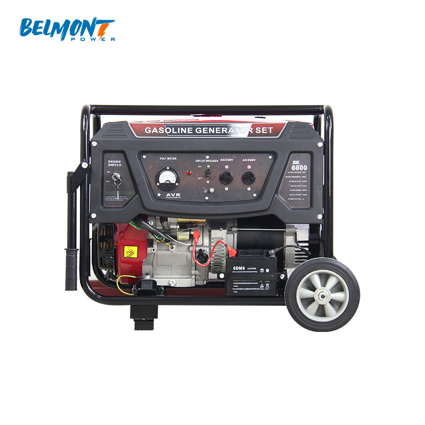 Gas Generator 5kw 5000watt 5.5kw Silencer 110V 220V 380V Electricity Gasoline Generator