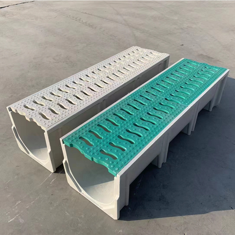 Hot Sale U Type Drain Polymer Concrete Drainage Channel Rainwater Drainage Ditches