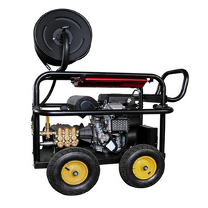 Drain and Sewer Pipe Cleanouts 22hp Gasoline Engine drive with 70LITER 18.49G flow