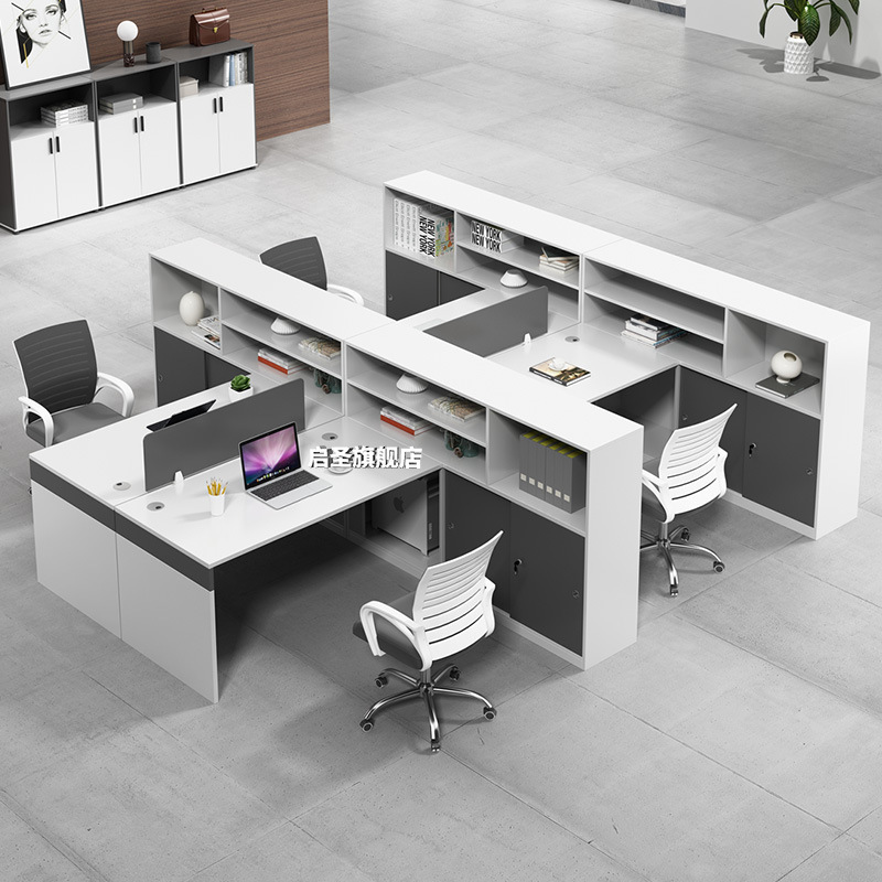 YGZ27 Modern design desk modern office workstation vertical commercial furniture computer desk position table