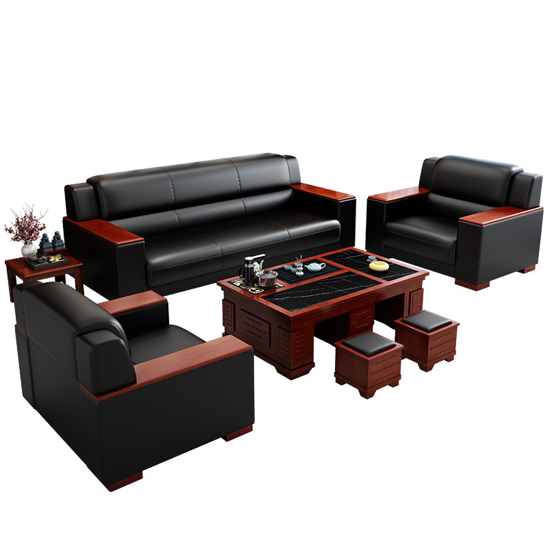 Lounge Chair and Set Furniture Office Sofa Style Modern China Chinese Manufacturer Factory Price Reception Leather office Sofas