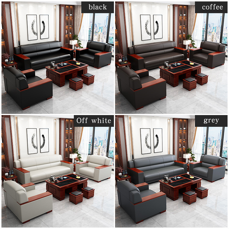 Lounge Chair and Set Furniture Office Sofa Style Modern China Chinese Manufacturer Factory Price Reception Leather office Sofas