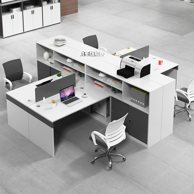 YGZ27 Modern design desk modern office workstation vertical commercial furniture computer desk position table