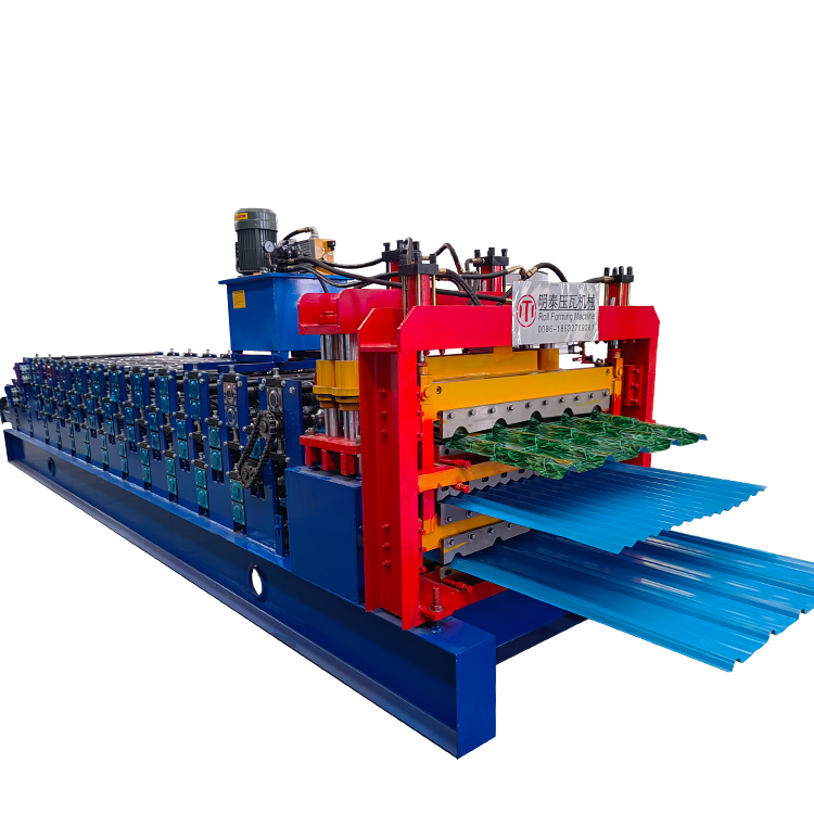 MingTai roof tile making machine metal bending machine roll forming