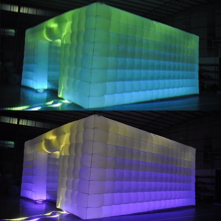 30 Buyers LED light inflatable event cube tents inflatable wedding tents inflatable tent house nightclub for rental