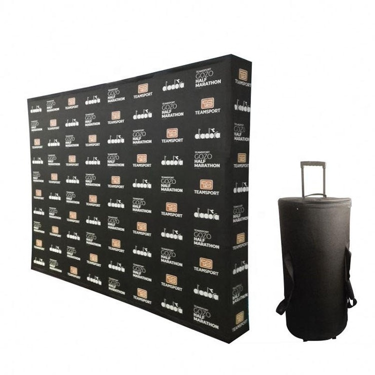 10 Buyers Custom size logo tension fabric displays pop up display booth exhibition booth 3x3 pop up display