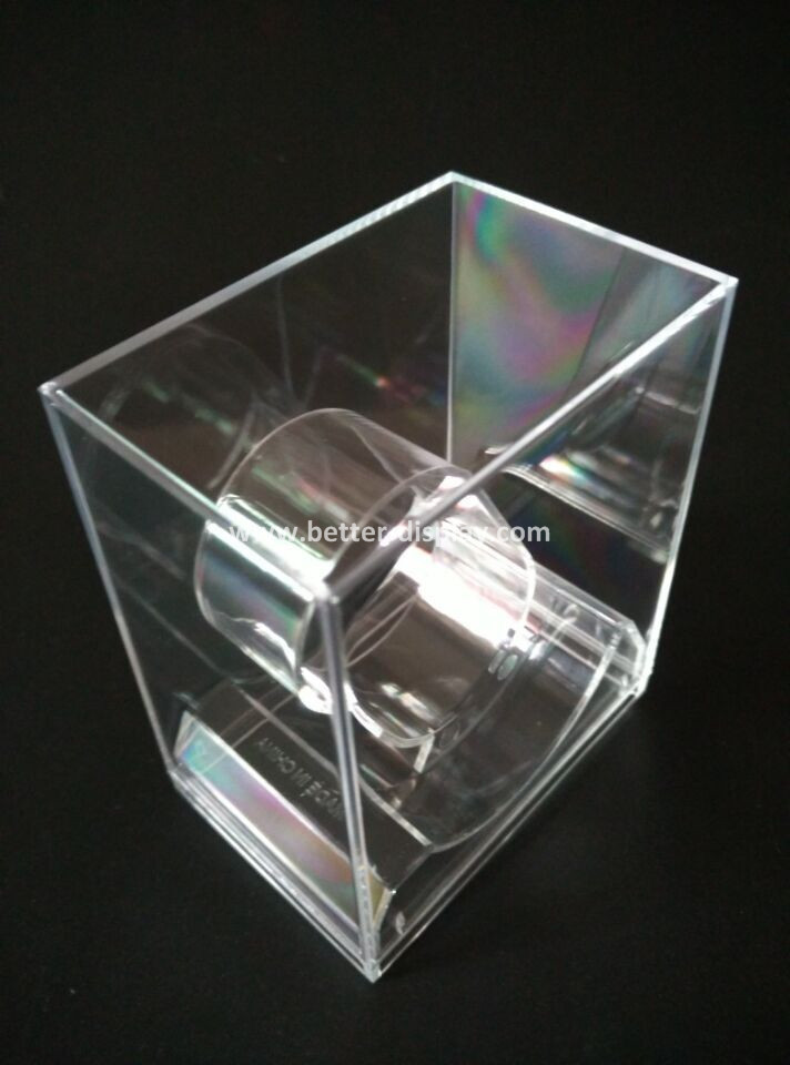 custom acrylic clear plastic watch box