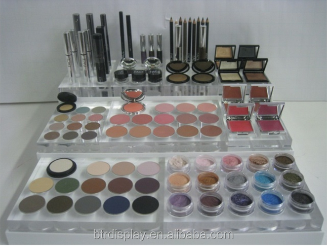 acrylic makeup mac cosmetic display