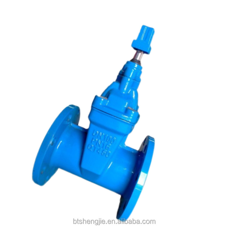 F4 Resilient Seated Cast Iron Gate Valve, DN100 Cast Iron Gate Valve