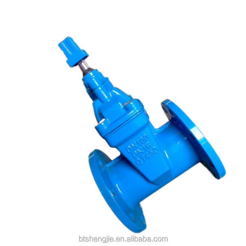 F4 Resilient Seated Cast Iron Gate Valve, DN100 Cast Iron Gate Valve