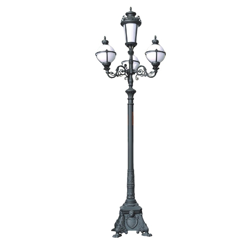 Outdoor European Classic Luminaire Spanish Roadway Lamp IP66 Urban Garden Lights Outdoor