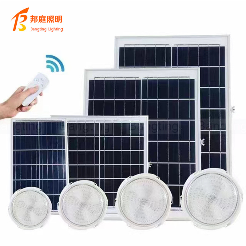 300w solar ceiling light with remote control solar light lamp for indoor solar ceiling light home house