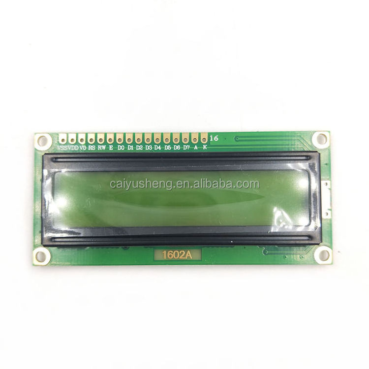 Electronic Components 7.0 Inch Tft Lcd Display 16X2 5V Module Yellow Green Scree With Backlight For Arduino Lcd Module