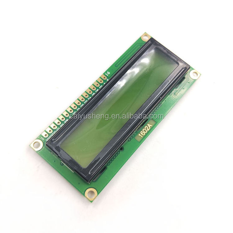 Electronic Components 7.0 Inch Tft Lcd Display 16X2 5V Module Yellow Green Scree With Backlight For Arduino Lcd Module