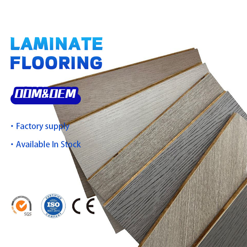 Factory direct sales New extrusion Technology 8mm 12mm large hardwood flooring AC3 AC4 Hdf Mdf laminate flooring