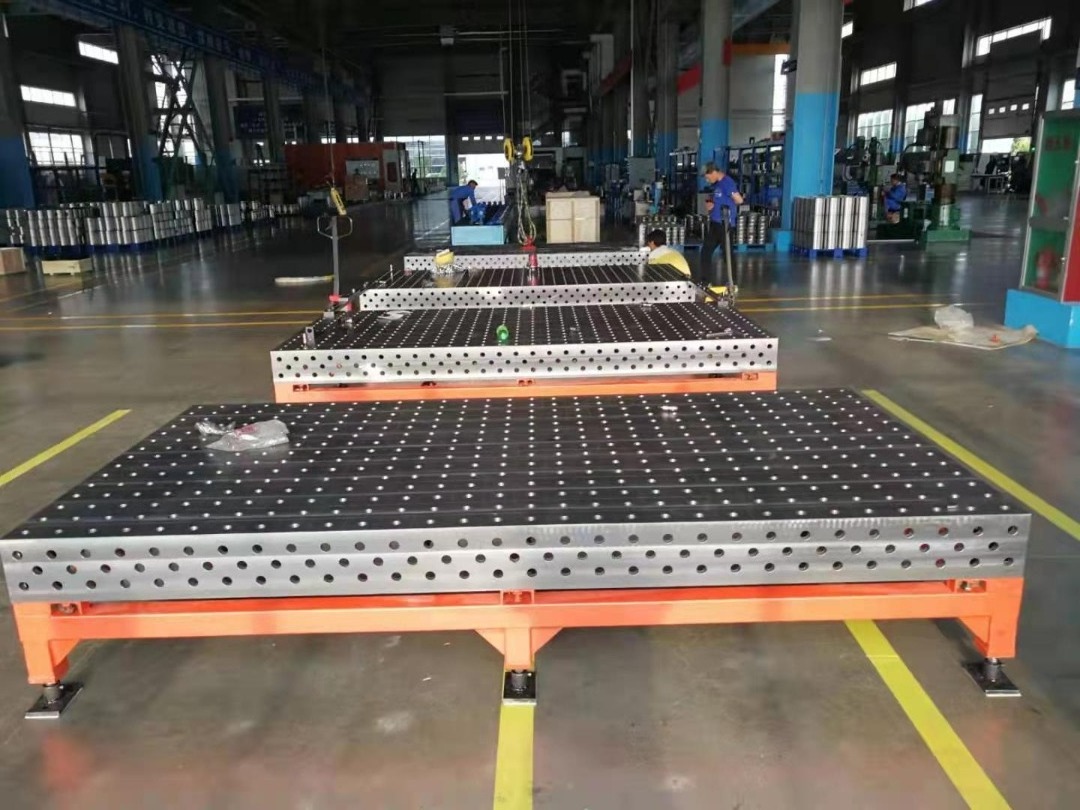 Precision Cast Iron 3D Welding Table Three Dimensional Flexible Equipment