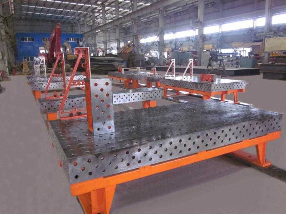 Precision Cast Iron 3D Welding Table Three Dimensional Flexible Equipment