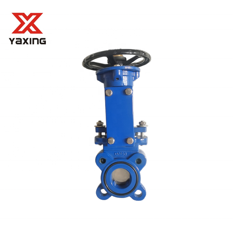 High quality  Valve  OS&Y knife gate valve Stainless Steel Wheel Handle Knife Gate Valve