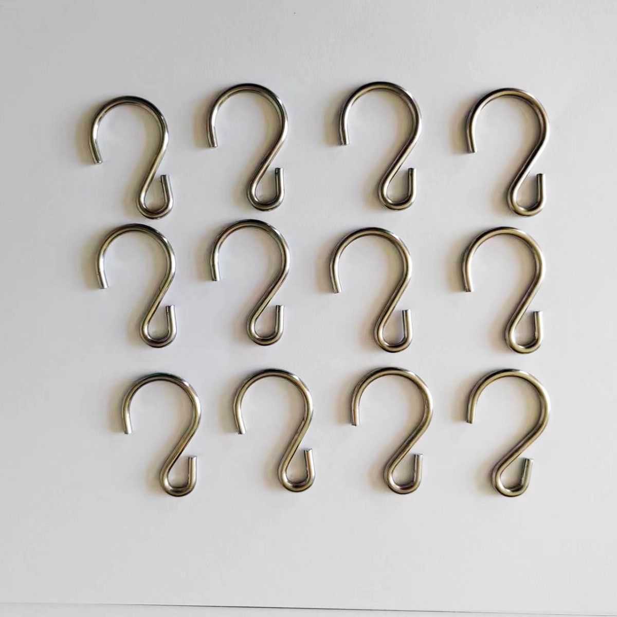 Custom Stainless Steel Zinc Plated Metal Large Size Hanging S Shape Hooks