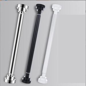 Hole-free telescopic rod Clothes hanger Curtain rack Bathroom curtain rod Closet support rod