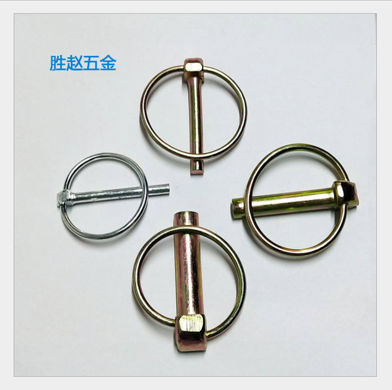 Carbon Steel Galvanized O Type Locking Safety Spring Cotter Pin Linch Pin Cotter Lynch Inch Pin