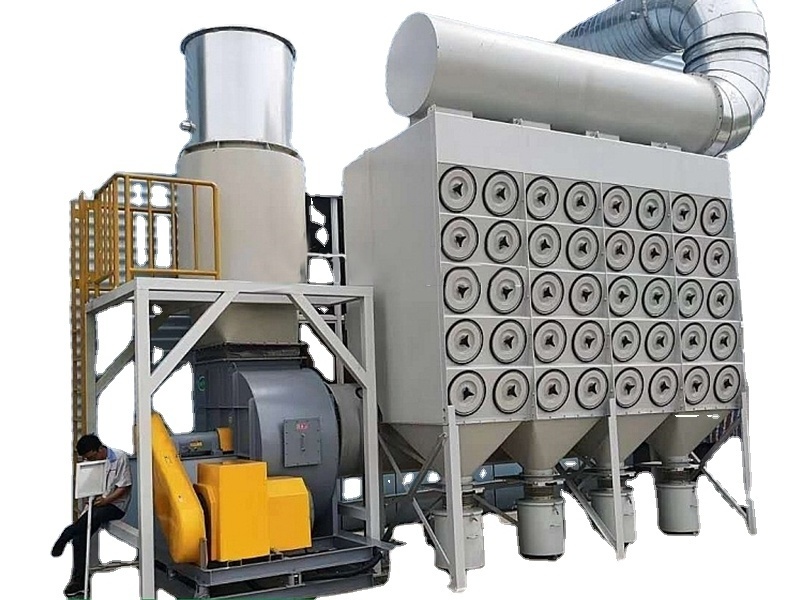 waste gas treatment purification machine industrial air automatic clean filters