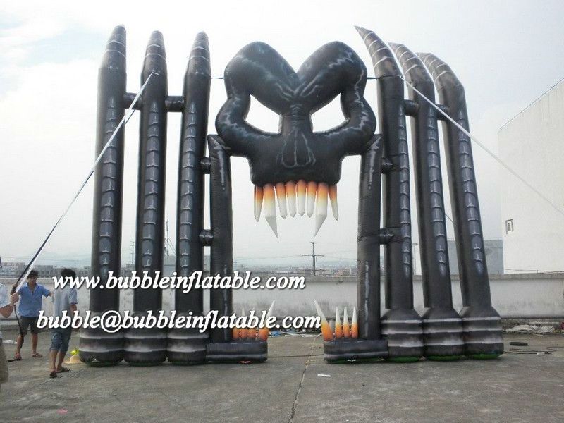 Wonderful design inflatable arch for Halloween/huge inflatable entrance gate