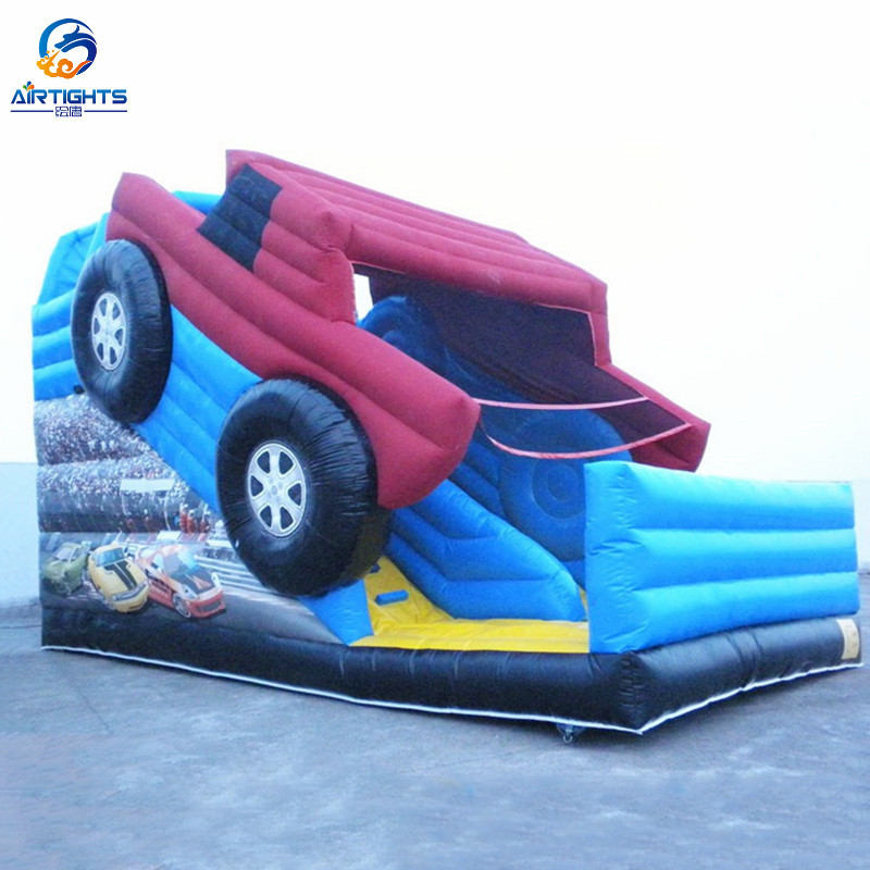 Outdoor 20 ft High Monster Truck Slide Custom Giant Inflatable Slides