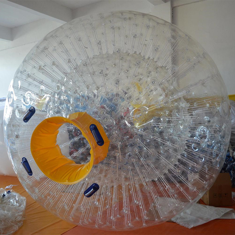 Giant Grass Zorb Ball Price 0.8mm PVC  Cheap Human Hamster Ball for Adult Size Inflatable Zorbing Ball  B2081-1