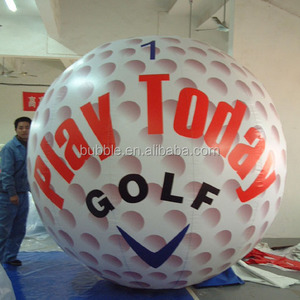 Hot sale giant Golf balloon inflatable advertising big sport ball helium balloon