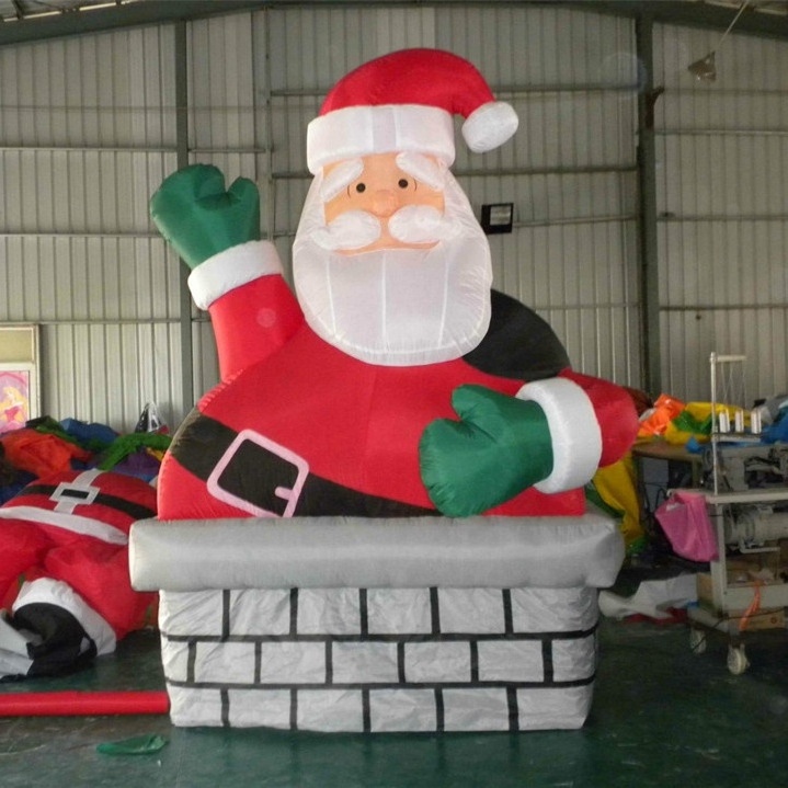 Christmas decoration big inflatable Santa Claus balloon made in China