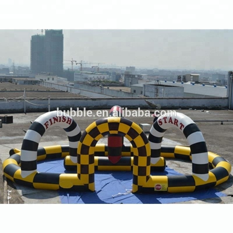 Inflatable Racing Rally Lane, Go Kart Inflatable Race Track from China factory